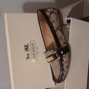 Coach Felisha loafers in khaki 7M